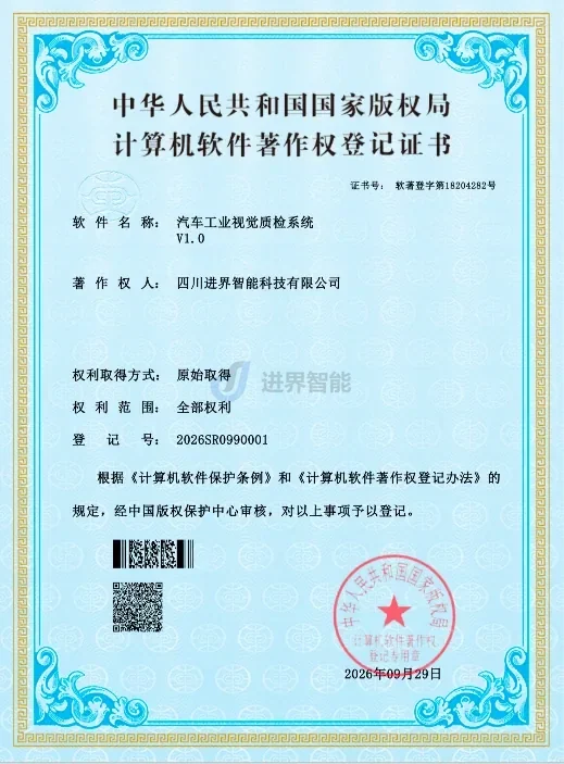 软件著作权登记证书 · 研发成果